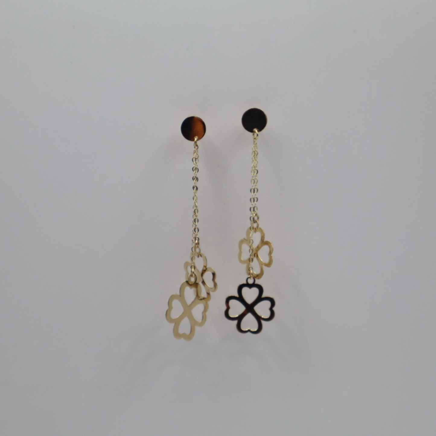 Drop Earring flower shape 18K