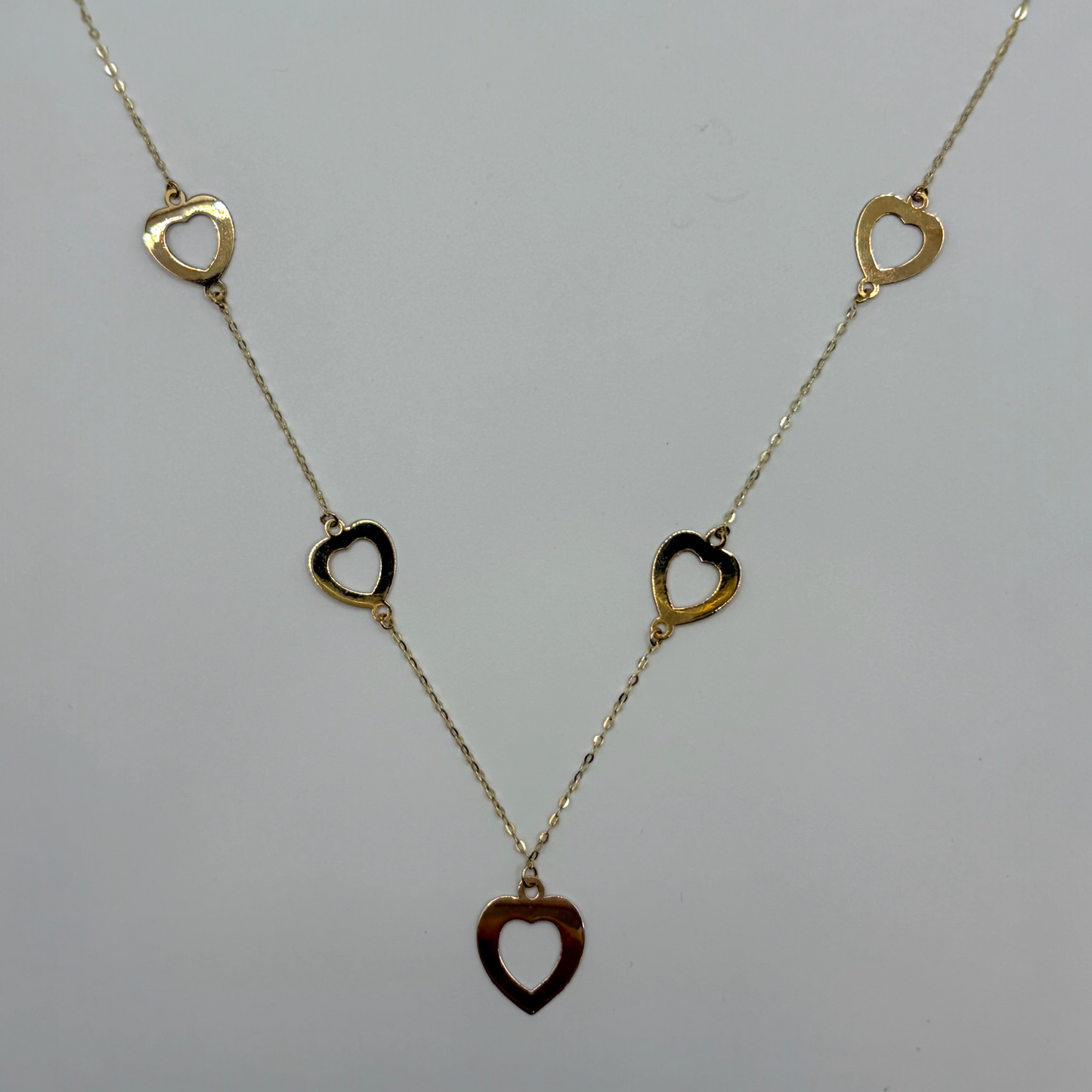 Heart shape Necklace 18K