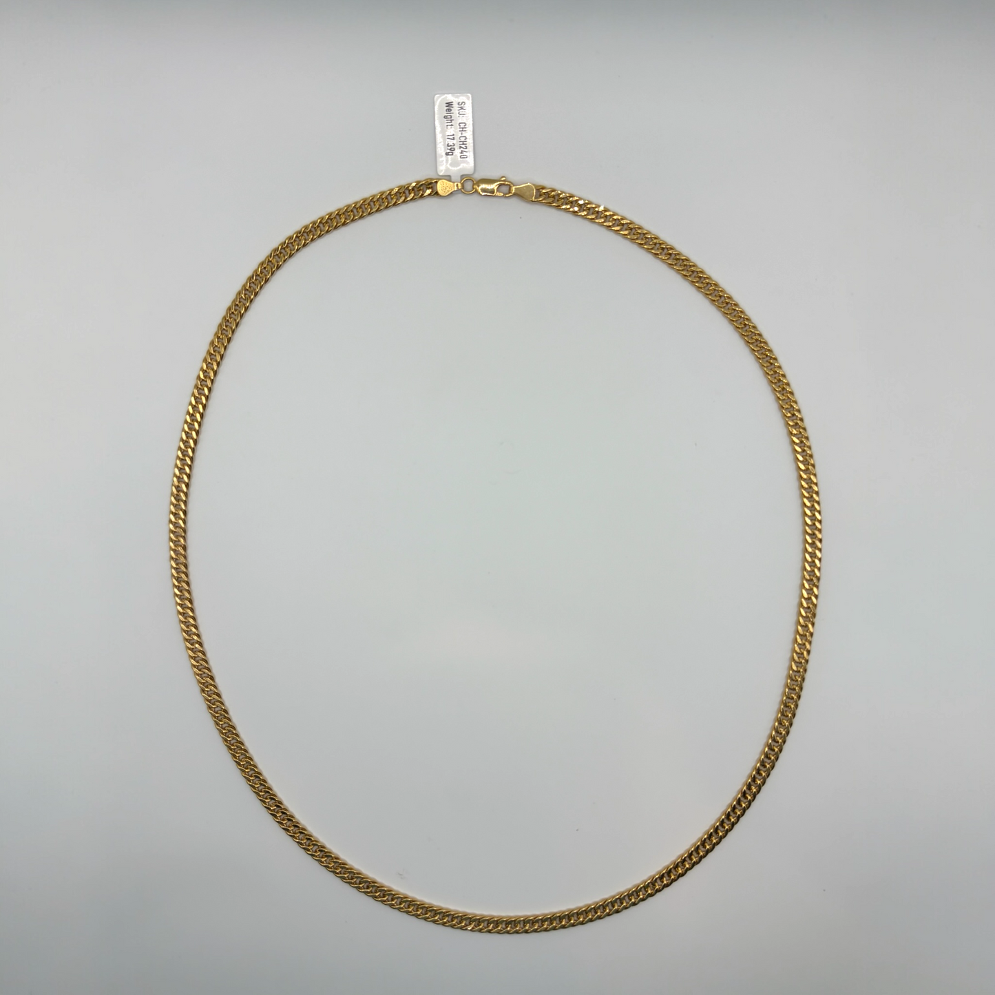 Curb Chain 18k - 60cm