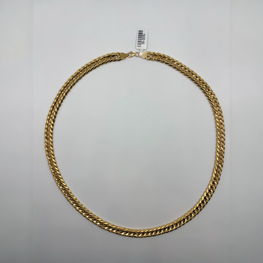 Curb chain 18k - 55cm