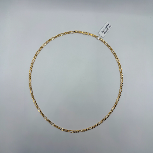 Figaro Chain 18k - 45cm