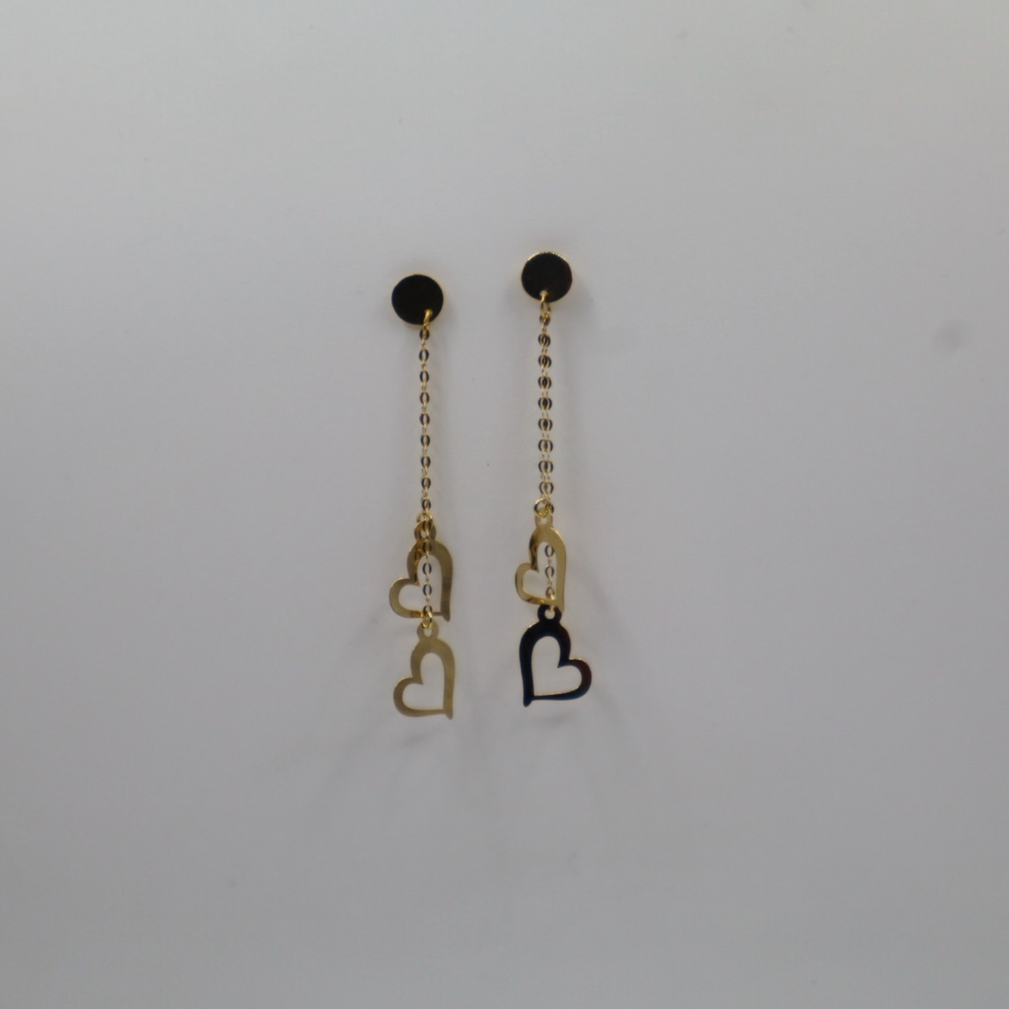 Drop Heart Shape Earring 18k