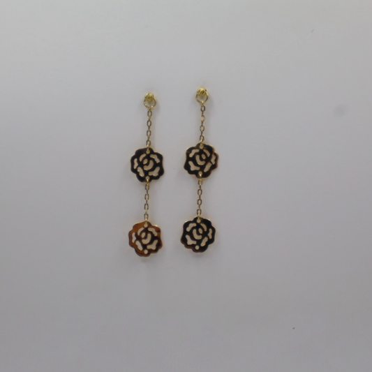 Drop Butterfly Earring 18k