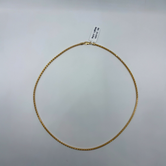 Box Chain 18k - 45cm