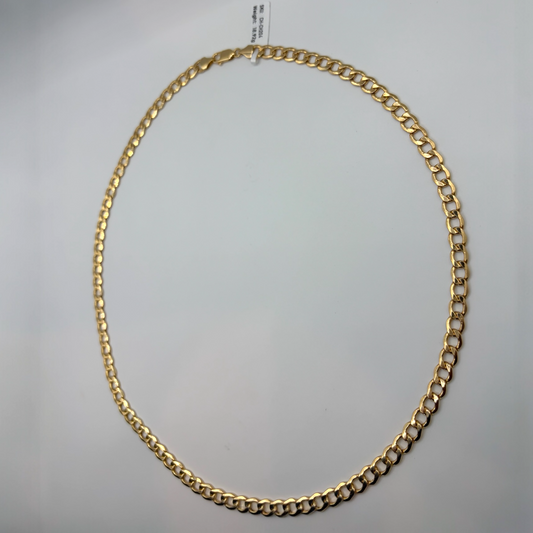 Curb Chain 18k - 60cm