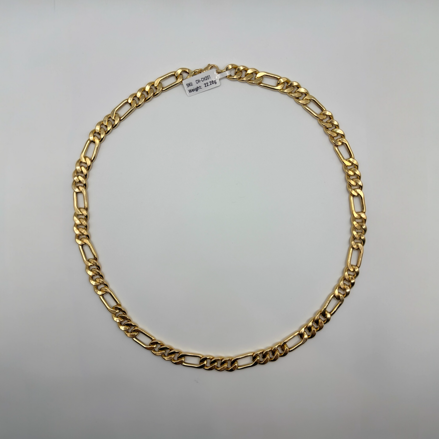 Figaro chain 18k - 50cm